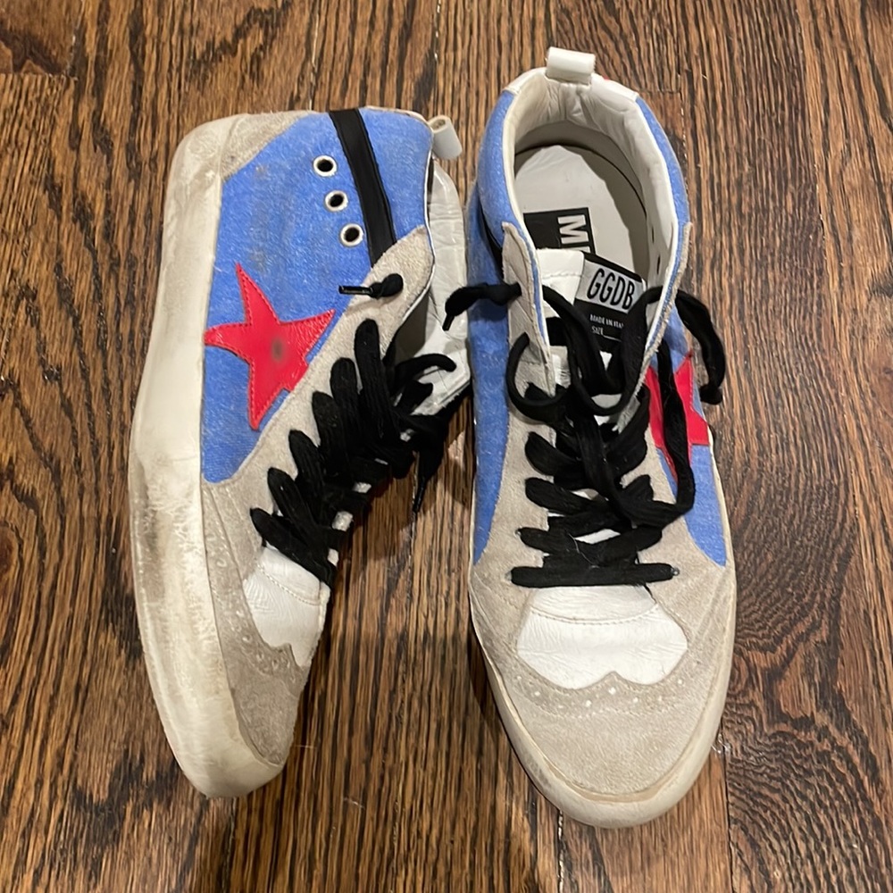Golden Goose Mid Star (Denim) Sz 38 - Worn twice